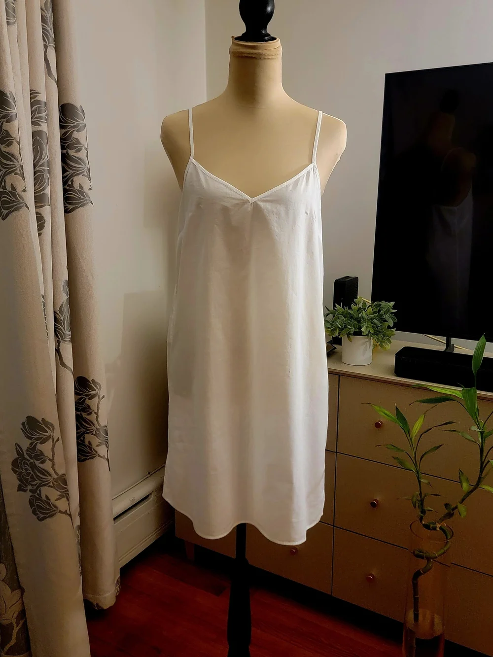 J.Crew White Pink Polka Dot Puff Sleeve Cotton Wrap Dress XS Fits Medium